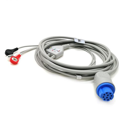 3-wire ECG cable - EC203SA-092 - Shenzhen Redy-Med Technology Co.,Ltd - 5-wire