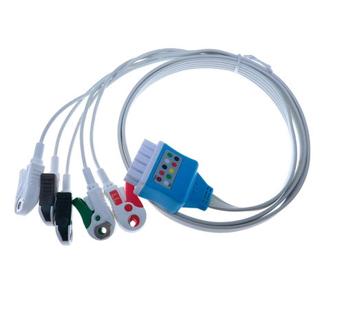 3-wire ECG cable - EL103SA-MQ1 - Shenzhen Redy-Med Technology Co.,Ltd - 5-wire
