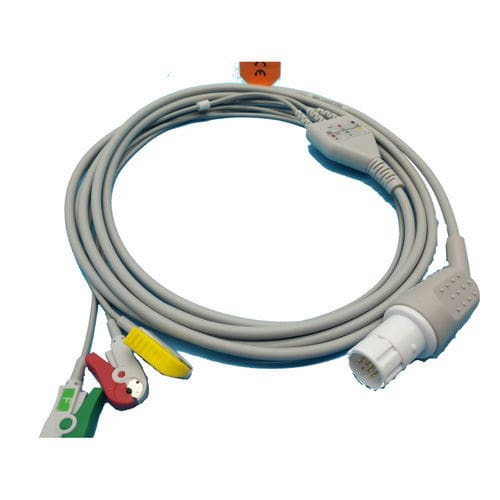 3-wire ECG cable - EC203SA-077 - Shenzhen Redy-Med Technology Co.,Ltd - 5-wire