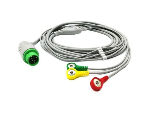 3-wire ECG cable - EC203SA-137 - Shenzhen Redy-Med Technology Co.,Ltd - 5-wire