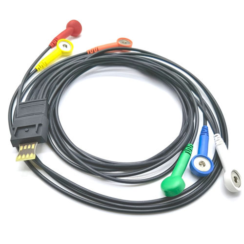 Cardiac Holter monitor ECG cable - VC204SA-011 - Shenzhen Redy-Med Technology Co.,Ltd - 4-wire / 6-wire