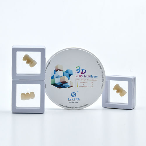 Zirconia dental material 3D Plus Multilayer B2 Shenzhen Yurucheng Dental Materials Co., Ltd