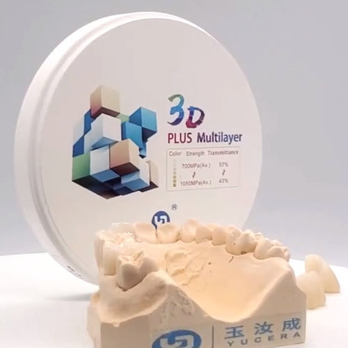 Zirconia dental material 3D plus Shenzhen Yurucheng Dental Materials Co., Ltd. for dental