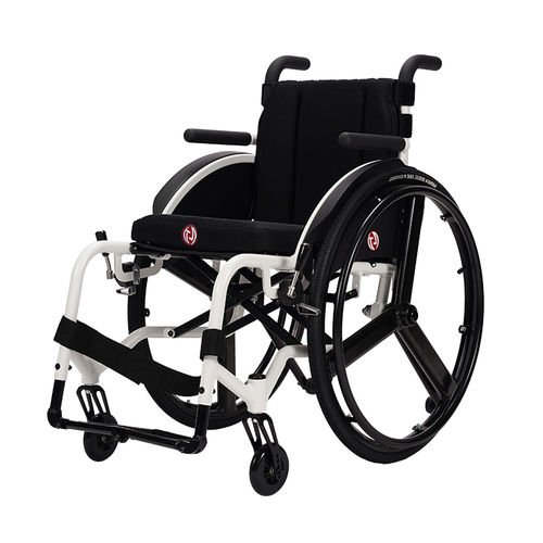 Manual wheelchair - NA-430 - Zhongjin Medical - outdoor / folding / with legrest