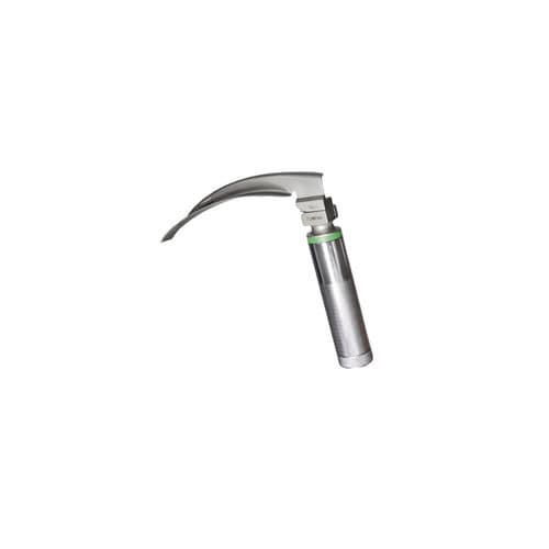 Laryngoscope uy with optical fiber for laser / with blade