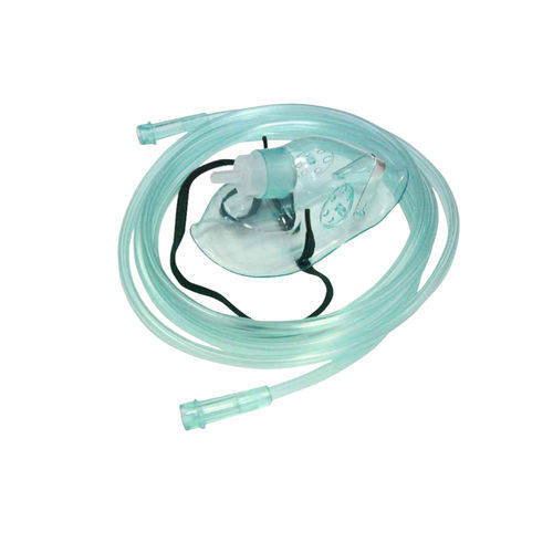 PVC oxygen mask - uy - adjustable / transparent