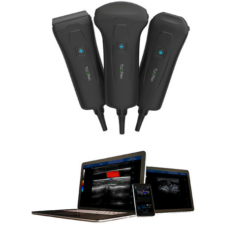 Hand-held ultrasound system - TR series - uy - for multipurpose ultrasound imaging / color doppler / wireless probe
