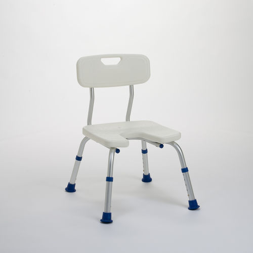 Shower chair with backrest - Melbourne - Vermeiren Medical Equipment - height-adjustable