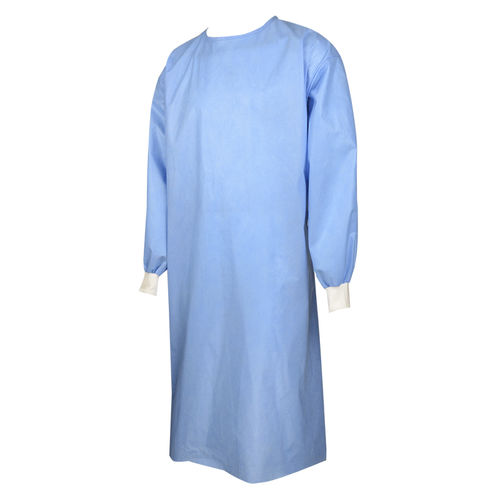 Unisex surgical gown - SPFH028 - Soundpond International - disposable / blue