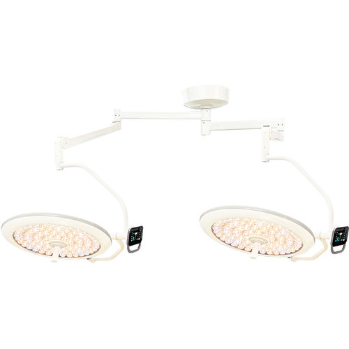 Ceiling-mounted surgical light - KS-7070 - Shantou Easywell Electronic Technologies - LED / 2-arm / 110V / 60Hz