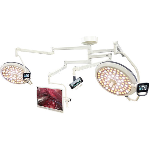 Ceiling-mounted surgical light - KS-7050 - Shantou Easywell Electronic Technologies - LED / 4-arm / 220V / 50Hz