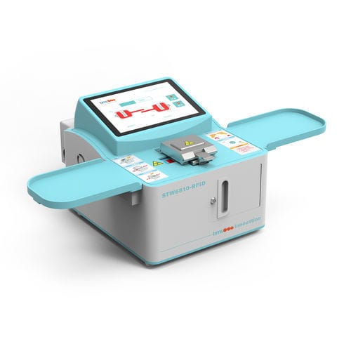 Sterile tube welder - STW6810-RFID - Wuhan bms medicaltech Co., Ltd - for blood bag tubes / benchtop / with touchscreen