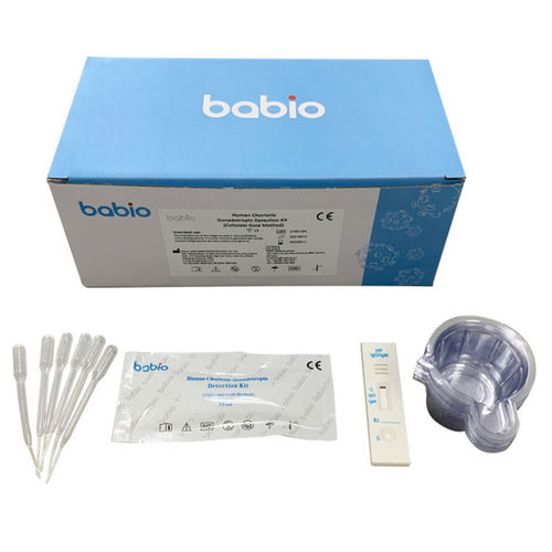 Pregnancy test kit - Jinan Babio Biotech - for antibodies / hCG / immunochromatographic