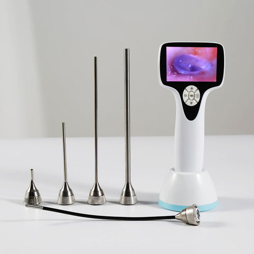Full HD video otoscope - EN-OTP  - Shenzhen Besdata Technology - with integrated video monitor / with speculum