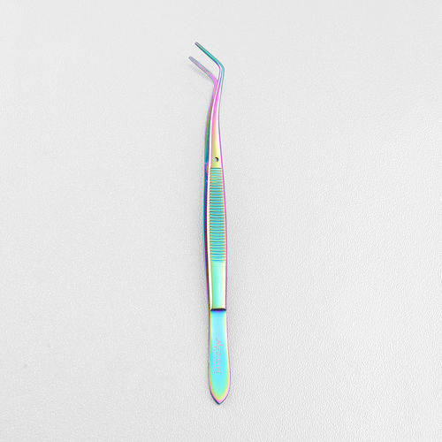 Diagnostic dental tweezers - MDI-02000-2000	 - Mediciveins - curved