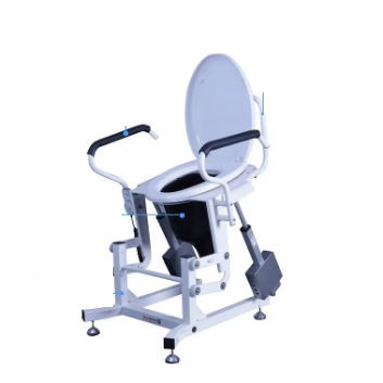 Raised toilet seat with armrests - XFL-LWY-004 - Xiamen Xiangfali Technology - height-adjustable / electric