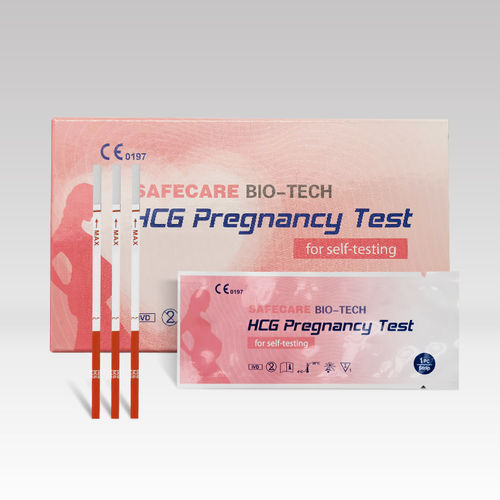 Pregnancy test strip - Safecare - hCG / urine