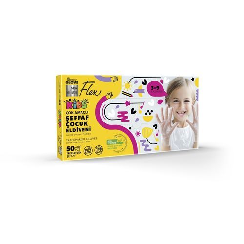 Latex-free gloves - FLEX  - Reflex - hygiene / powder-free / box of 50