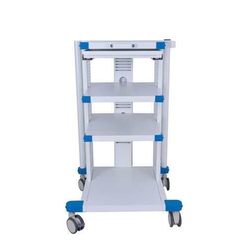 Medical trolley - QingDao Wealthy automation equipment co., Ltd - endoscopic / multi-function / aluminum