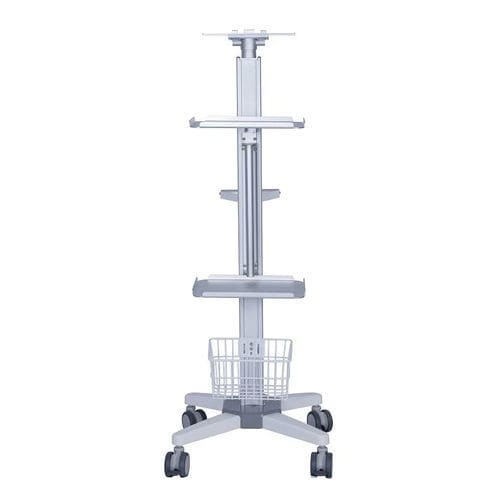 Medical trolley - QingDao Wealthy automation equipment co., Ltd - for monitors / transport / aluminum
