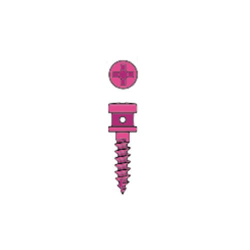 Maxilla compression bone screw - Delphos Implants - self-tapping / metallic / locking