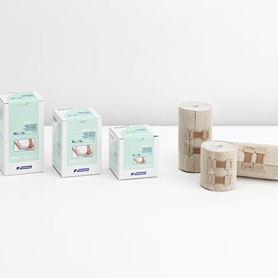 Cotton bandage - CPK Compress - FARMABAN S.A. - elastic / breathable