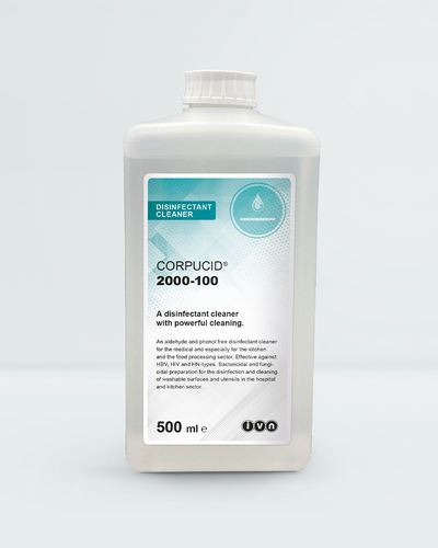 Hospital furniture disinfectant - CORPUCID® 2000-100 - IVN Nettetal & Unigema - for floors / liquid / 500 mL