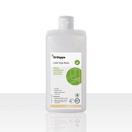 500 mL hand sanitizer - Lotio Sept Basic - Laboratorium Dr. Deppe - 100 ml / 1000 mL / 5000 mL