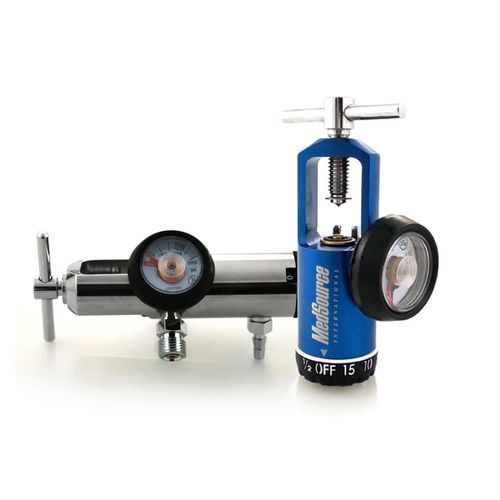 Oxygen pressure regulator - MS-010R25 - MedSource Labs - medical / plug-in type