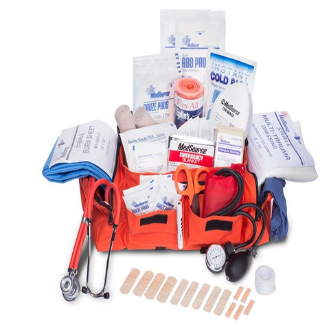 Emergency bag - MS-75161-O	 - MedSource Labs - shoulder strap