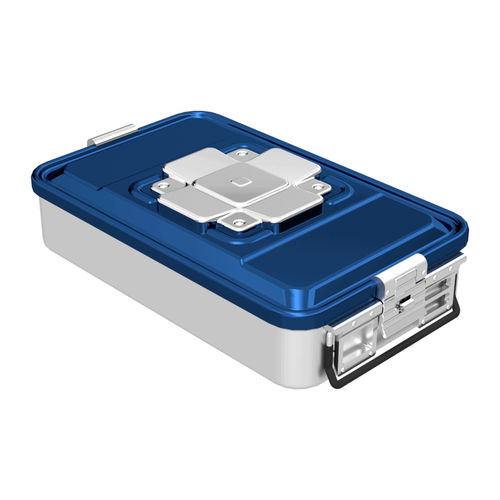 Instrument sterilization container O 210.10B Ortimplant aluminum