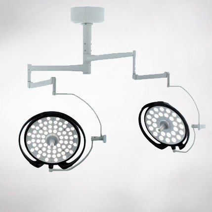Ceiling-mounted surgical light - CL-62D - Üzümcü Hospital Equipment - LED / 2-arm / 96