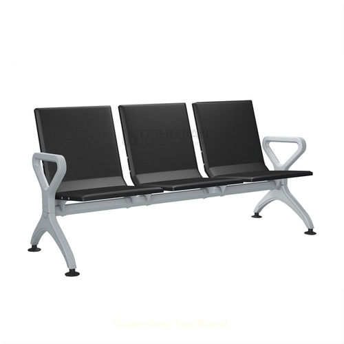 Beam chair with armrests -  SJ9073 - Foshan Oshujian Furniture Manufacturing Co., Ltd - with high backrest / 3-seater / 2-person