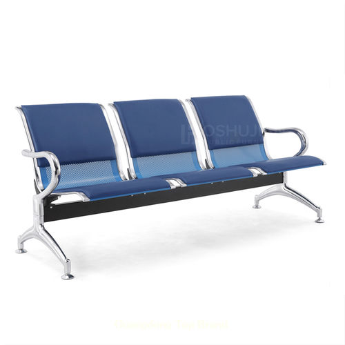 Waiting room beam chair - SJ820A - Foshan Oshujian Furniture Manufacturing Co., Ltd - bariatric / with armrests / with table