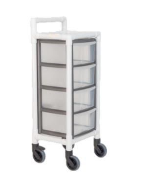 Medical trolley - CRM 001 4C - ENCLARA MEDICAL - MRI / for instruments / for general purposes
