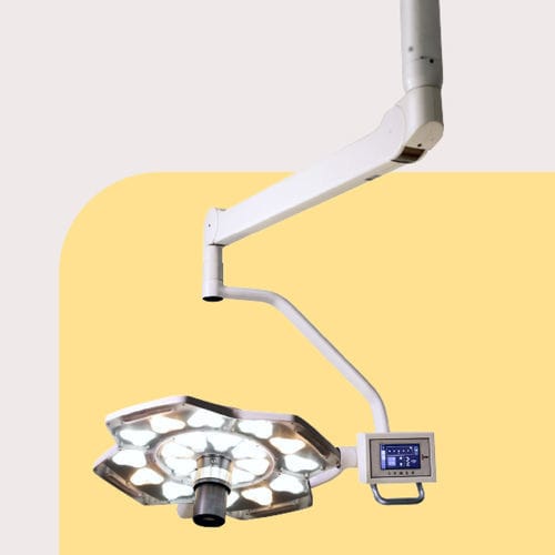 Ceiling-mounted surgical light - Penta Lumeo  - Palakkad Surgical Industries - mobile / LED / 96
