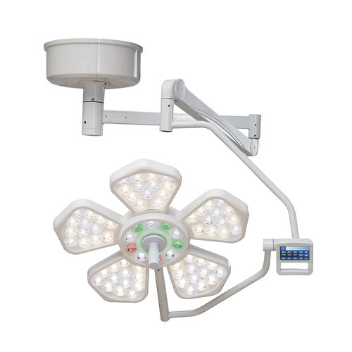 Ceiling-mounted surgical light - SX-500 - Jiangsu Suxin Medical Equipment - LED / for operating rooms / 220V / 50Hz