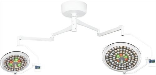 Ceiling-mounted surgical light - SX-II 500 500 - Jiangsu Suxin Medical Equipment - LED / 2-arm / 220V / 50Hz