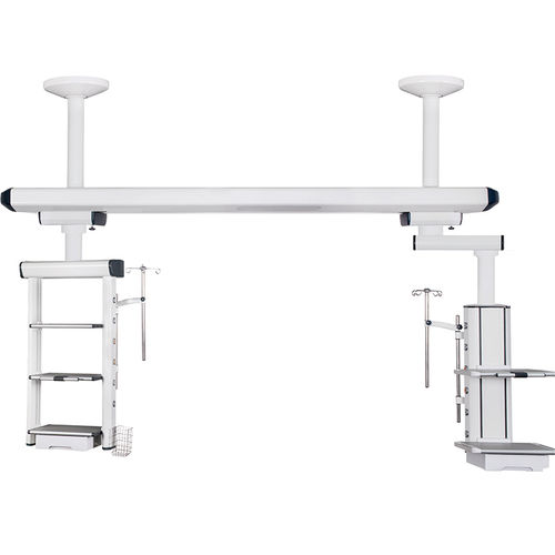 Ceiling-mounted double medical pendant - SX-215 - Jiangsu Suxin Medical Equipment - operating room / rotary / 2-arm