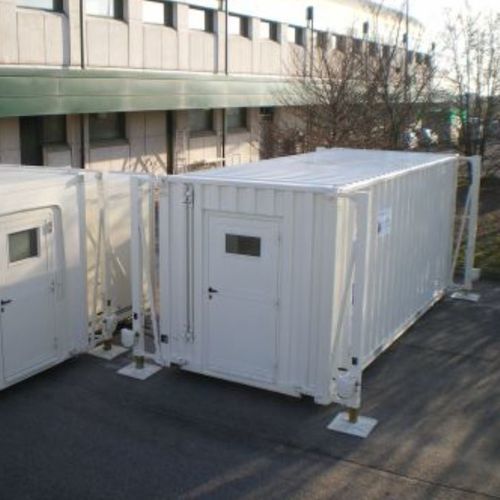 Laboratory mobile health vehicle - BL3 - EMERGENCY SOLUTIONS SRL - emergency / container