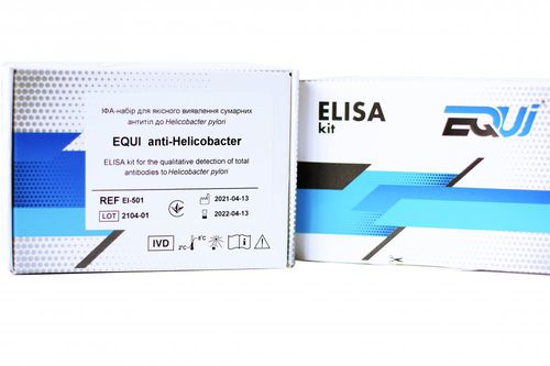 Gastrointestinal infection test kit - EI-501 - Equi - for antibodies / Helicobacter pylori / ELISA