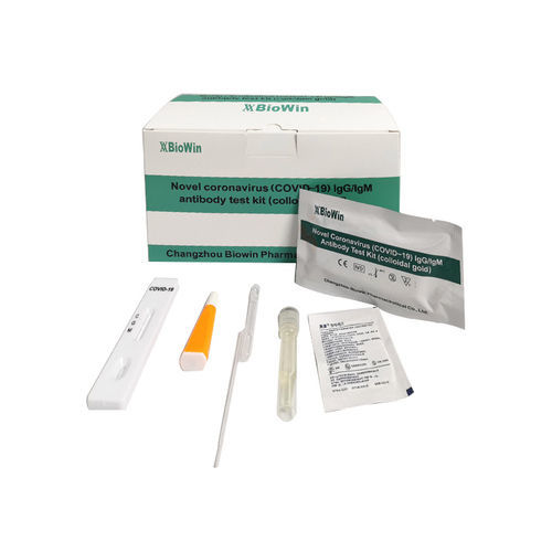 Antibody test kit - Changzhou Biowin Pharmaceutical Co., Ltd. - COVID-19 / IgG / IgM