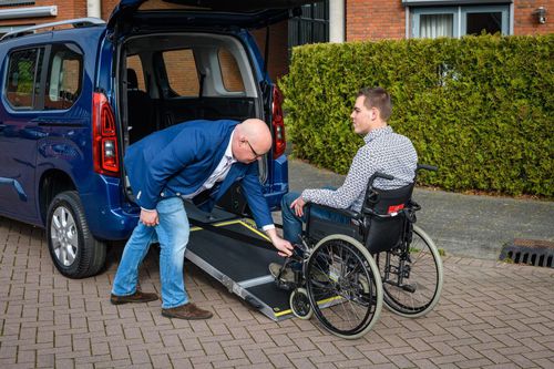 Minivan wheelchair accessible vehicle - Citroën Berlingo - B-Style  - gas / rear-entry