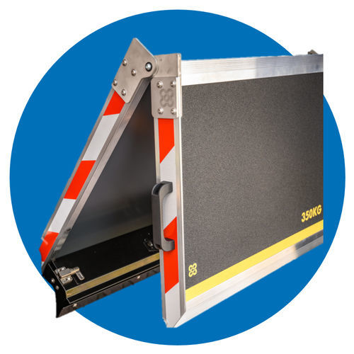 Car wheelchair ramp - B-Style  - vehicle-mounted