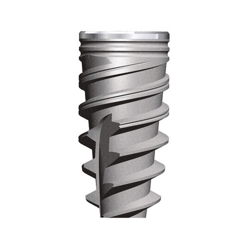 Conical dental implant - 11.3708 - Ora implant system GmbH  - titanium / tapered / spiral