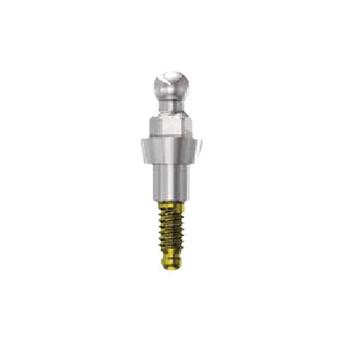Titanium implant abutment - ASF3215 - Ora implant system GmbH  - internal / ball / straight