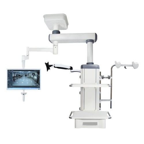 Ceiling-mounted medical pendant - FY-D17A - Jiangsu Fuyou Medical - operating room / single-arm / fixed
