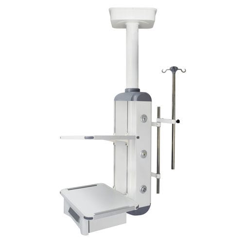 Ceiling-mounted supply column - FY-D7 - Jiangsu Fuyou Medical - operating room / fixed / with shelves