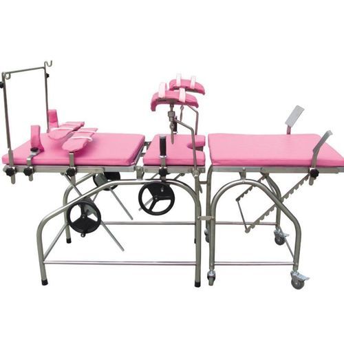 Gynecological operating table - FY-V02-1 - Jiangsu Fuyou Medical - mechanical / adjustable height / with legrest