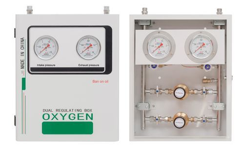 O2 pressure reducer station - Oxygen Secondary Pressure Reducing Box - Jiangsu Fuyou Medical - oxygen / medical / for hospitals